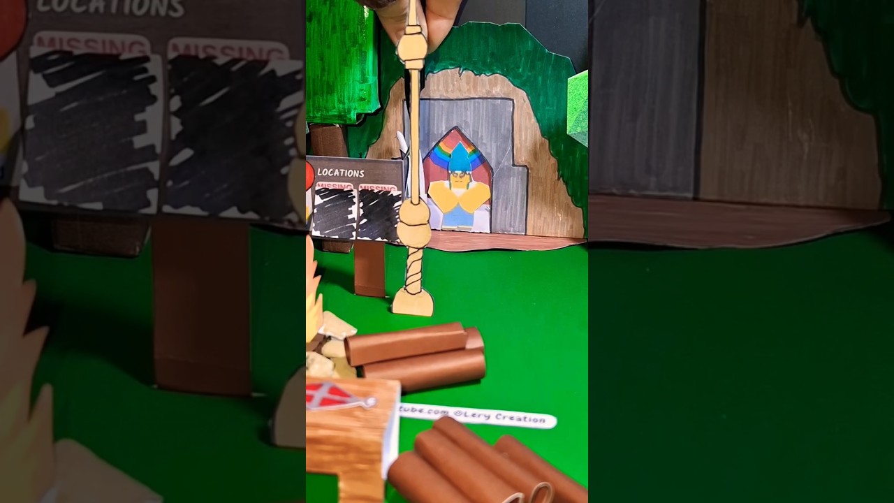 Create a Realistic Kraken Kid 99 Nights Forest Scene in ROBLOX with DIY Paper Craft 🦑