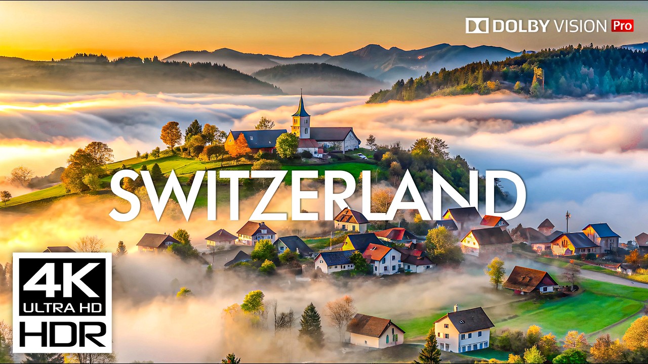 Experience Switzerland’s Breathtaking Beauty in Stunning 4K HDR 🌄