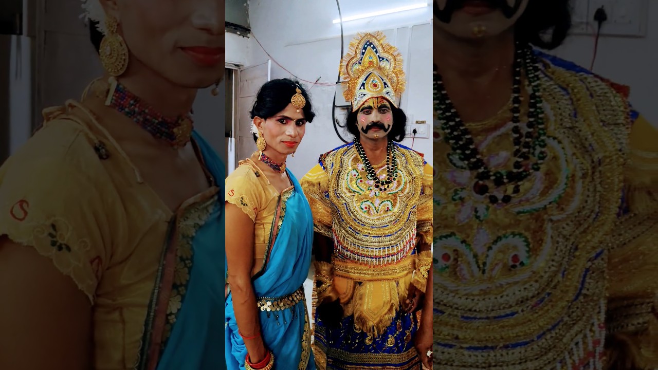 रावण मेकअप और दहन🔥😱 | रामलीला और हिंदू त्योहार