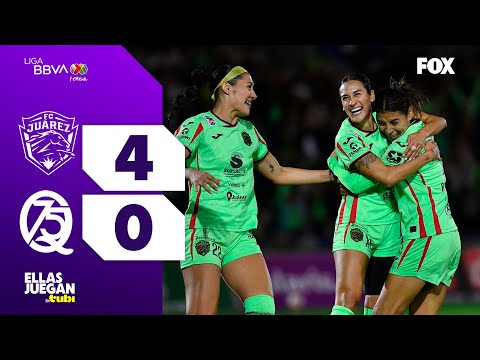JUÁREZ 4-0 QUERÉTARO | RESUMEN | LIGA MX FEMENIL | APERTURA 2025 | JORNADA 17