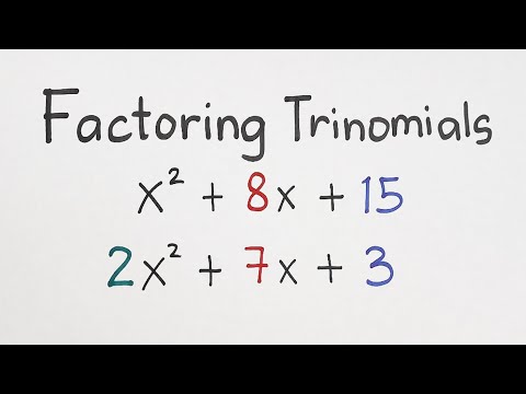 Factoring Trinomials The Easy Way