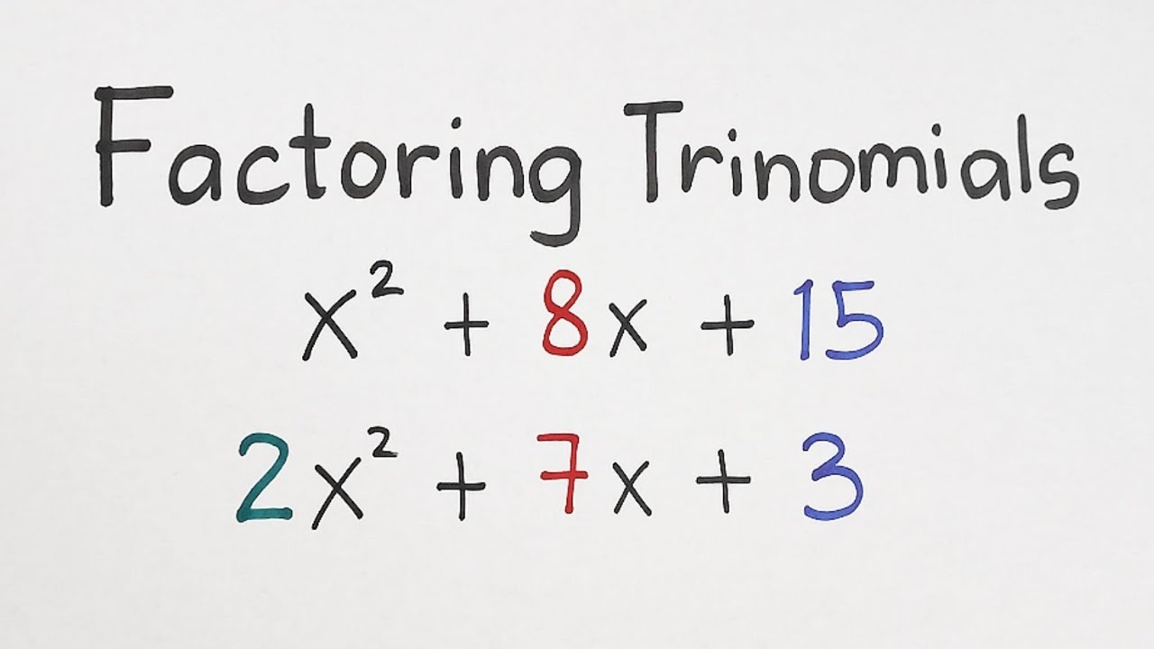 Simplified Approach to Factoring Trinomials