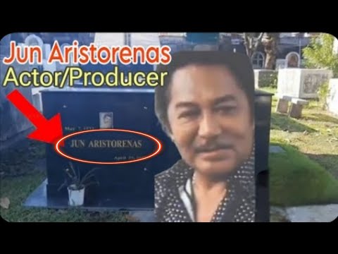 Dancer, actor, Director, Writer and Producer Jun Aristorinas Rest at Manila Memorial Park Sucat