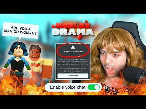 TROLLING KIDS on Roblox Voice Chat (I GOT BANNED!!)