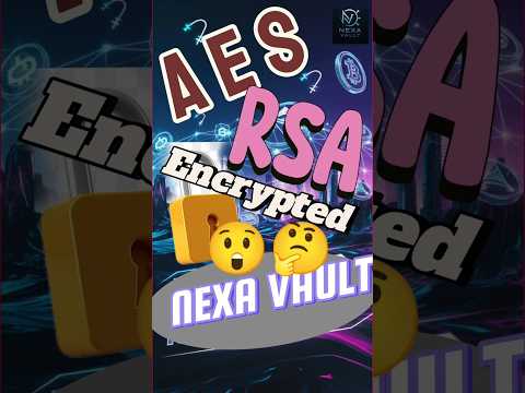 AES & RSA क्या है?Cryptography का सबसे बड़ा राज़ |Nexa Vault"#digitalalert#encryption#cryptography