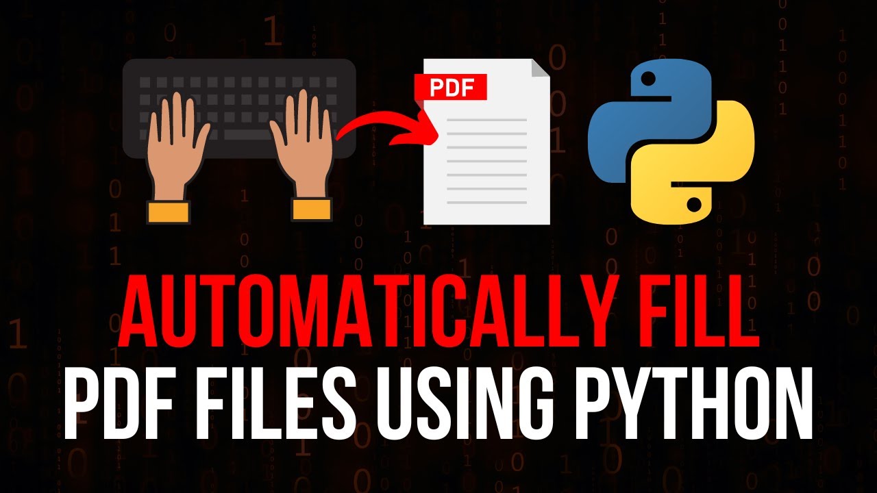 Automating PDF Form Filling Using Python