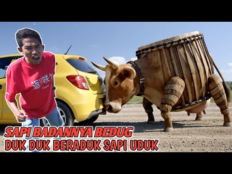 ARIK SAPUTRA DICEGAT DUK DUK BERADUK SAPI UDUK SAMPE HANCUR MOBILNYA DISERUDUK?😱 | Mikael TubeHD