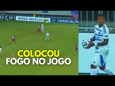 KENY ARROYO FEZ SUA ESTREIA PELO CRUZEIRO