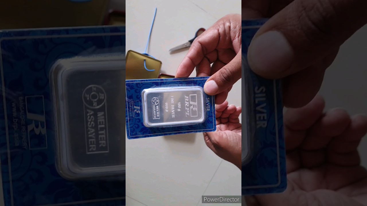 Unboxing BRPL Pure Silver 999 Bar from Amazon | Silver Bar Review
