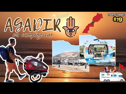 Agadir 🇲🇦 difficile en famille ? + spot plage Aouir en camping-car au Maroc
