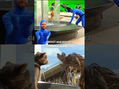 ROCKET and GROOT | Guardians of the Galaxy | Behind The Scenes | Before & After CGI