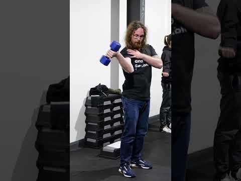 The Dumbbell Shoulder Rotation. One of the best shoulder health exercises you can do! #shoulders