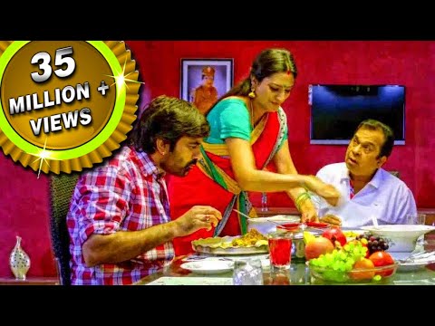 ब्रह्मानंदम की बीवी रवि तेजा को खिला रही है अच्छा खाना और अपने पति को भूखा मार रही है