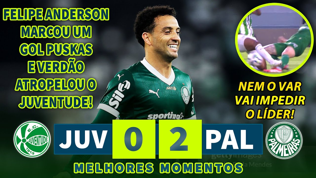 Palmeiras Dominates Juventude 2-0 | Melhores Momentos do Jogo Completo (02/11/2025) ⚽