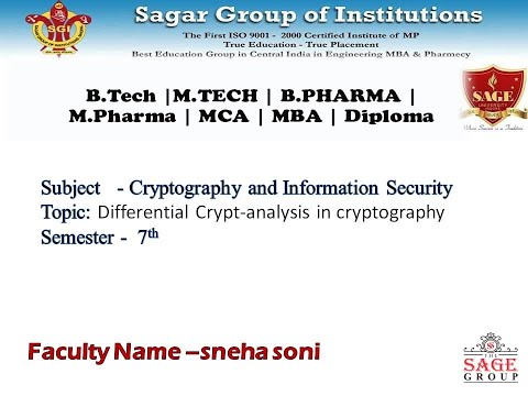 Differential Crypt-analysis in cryptography