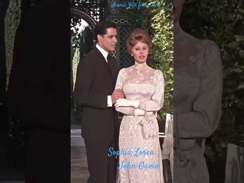 Iconic '60s film stars: Sophia Loren and John Gavin / A Breath of Scandal #nostalgia #60s #moviestar