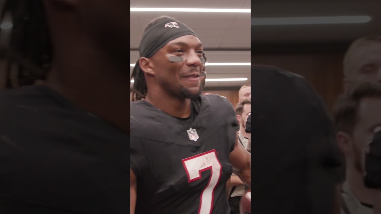 Inside the locker room after a big win on Monday Night Football! #nfl #behindthescenes