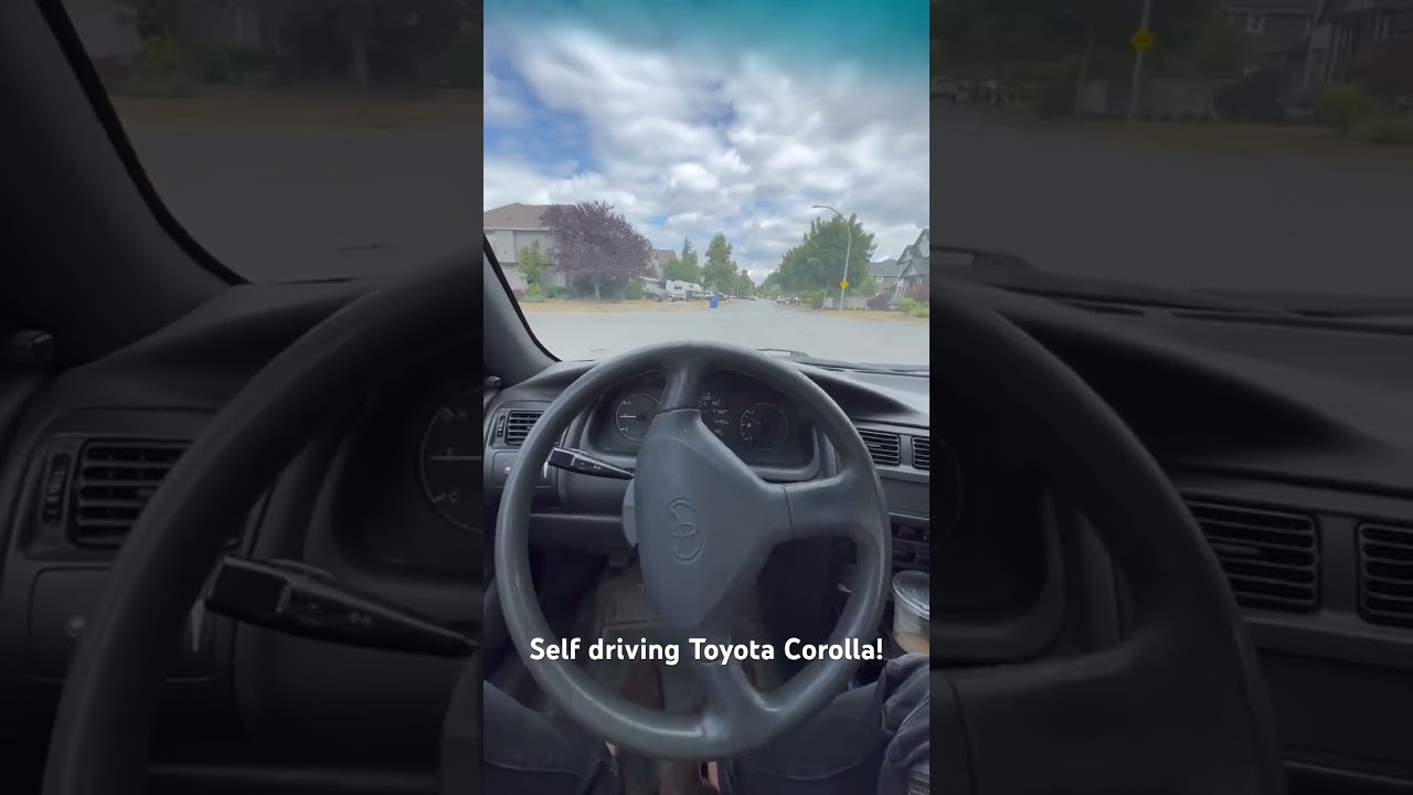 Rare 90’s Self-Driving Toyota Corolla 🚗