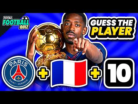 GUESS THE PLAYER BY NATIONALITY + CLUB + JERSEY NUMBER | QUIZ FOOTBALL TRIVIA 2025