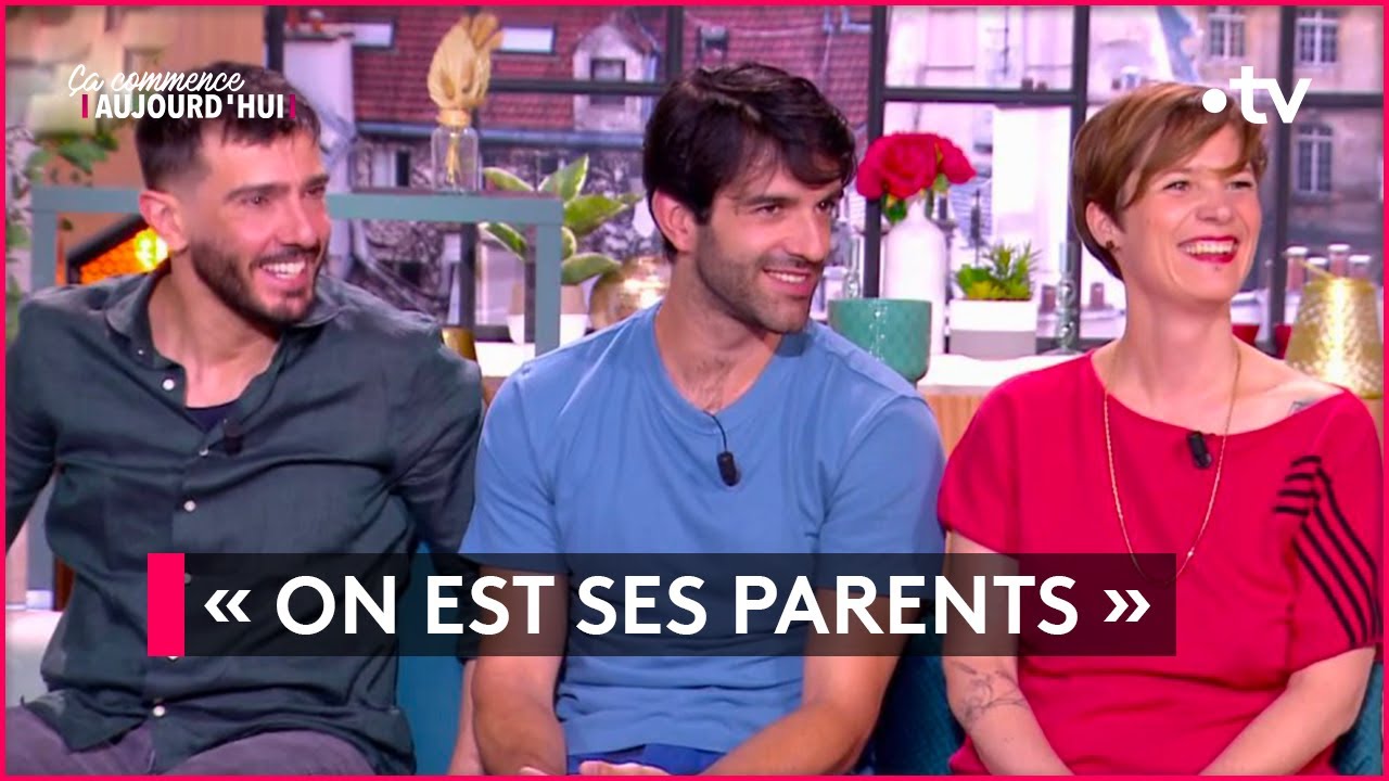 Une femme, deux hommes : une famille moderne 👪