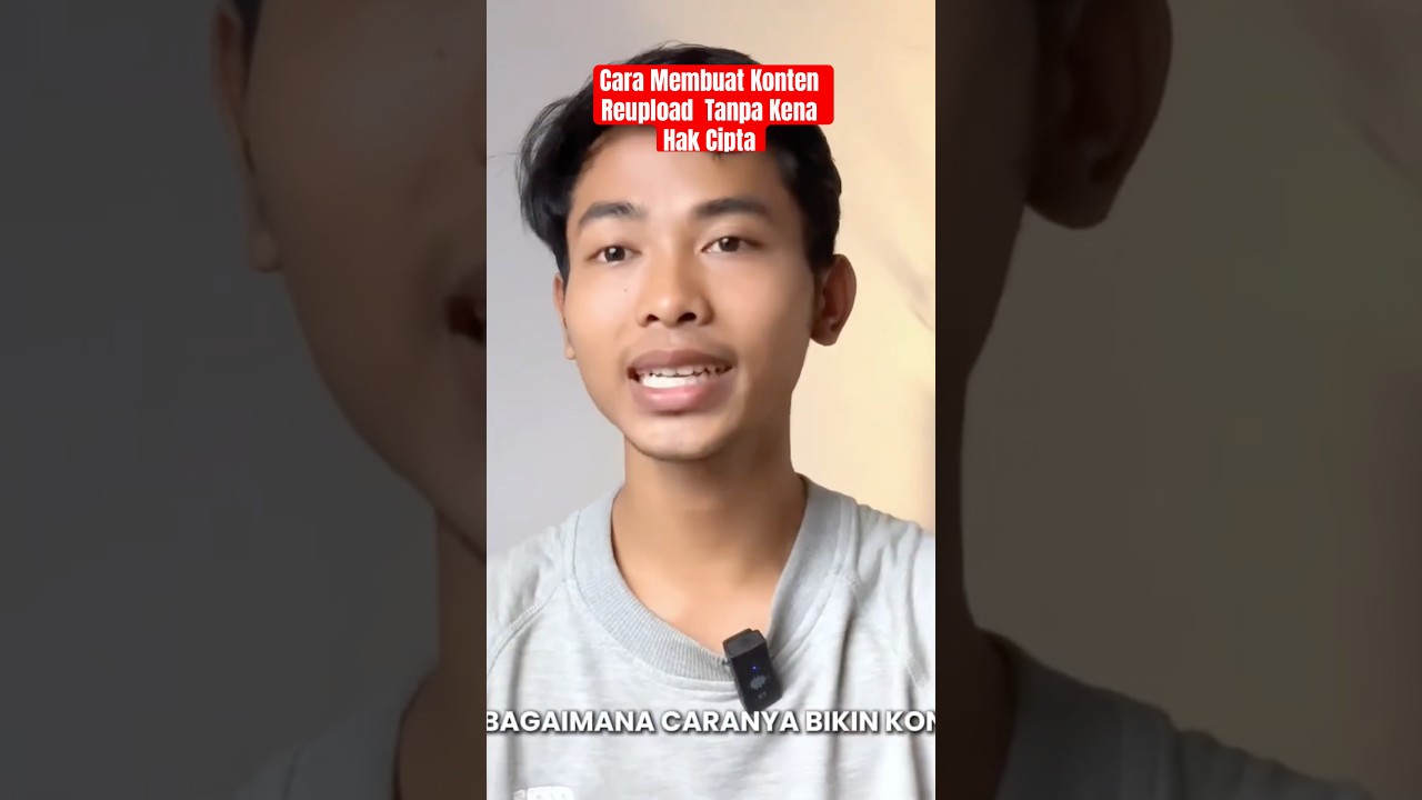 Panduan Mudah Reupload Konten Tanpa Hak Cipta π