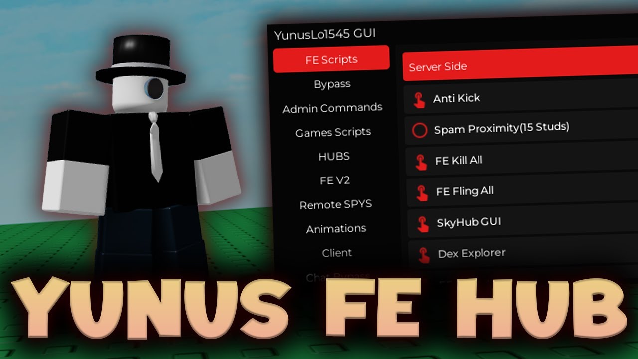 Yunas FE Script Hub for ROBLOX – Unlock Powerful Exploits 🔓