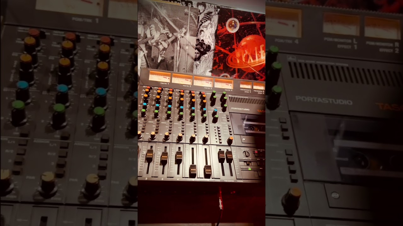 “Quiet Hearts” – Tracked on a Tascam 246 Portastudio