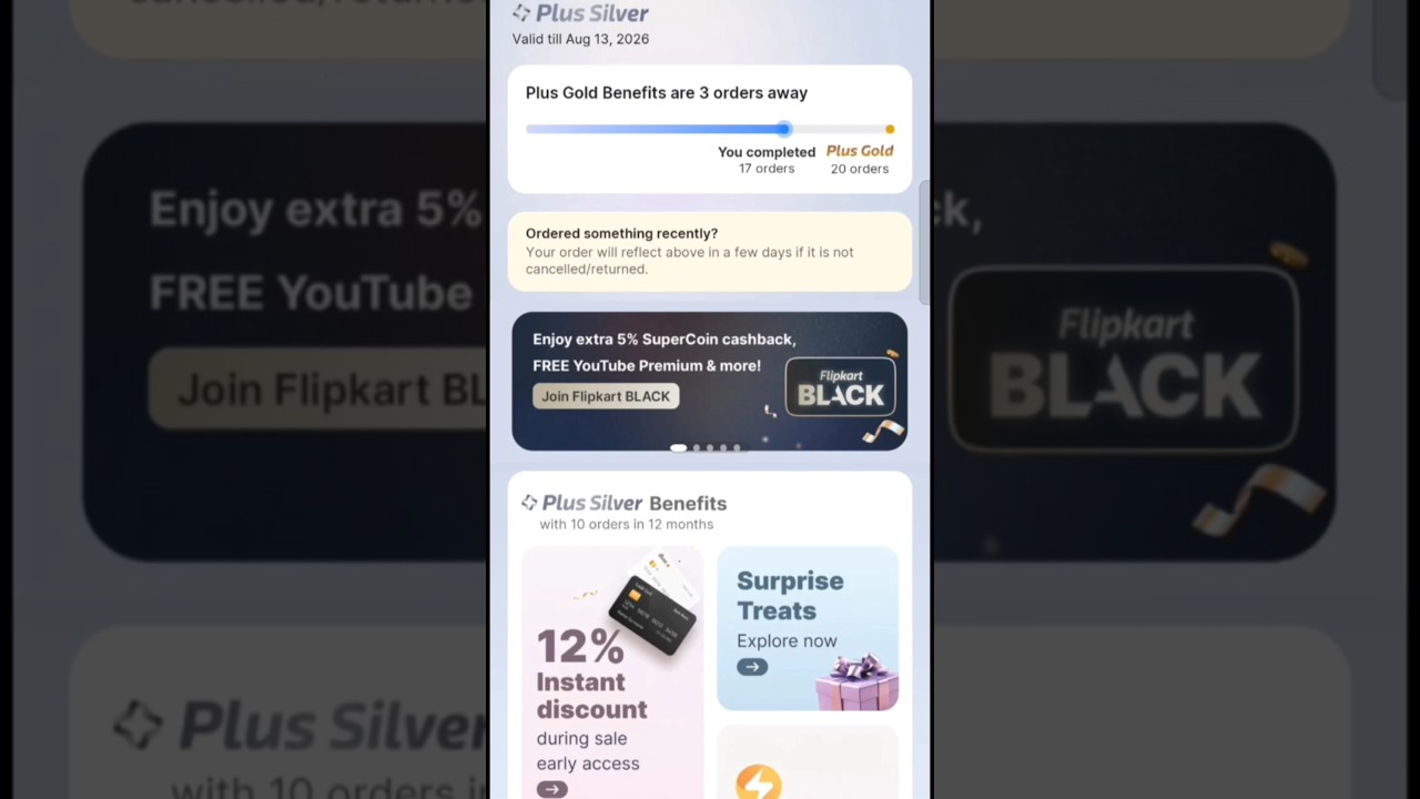 Flipkart Plus Membership in 1 Day 🛍️