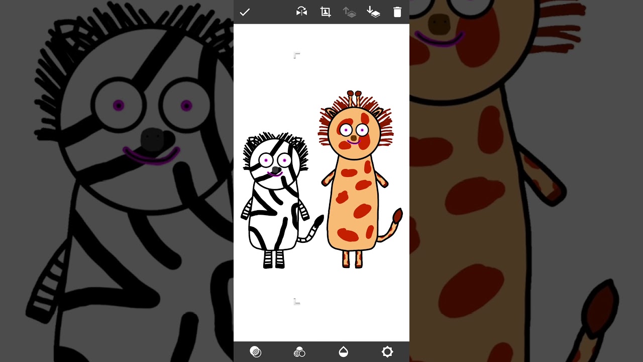 Animals Episode 2: Zebra & Giraffe Meet 🦓🦒