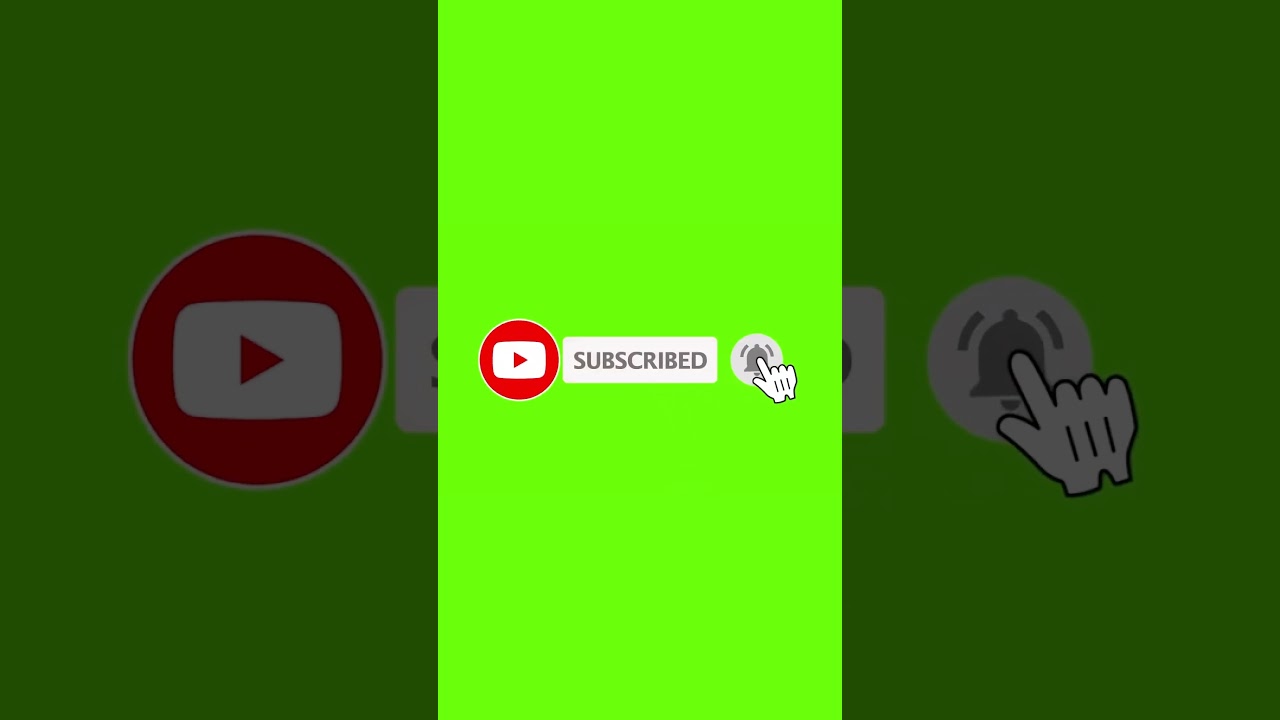 Eye-Catching Green Screen Subscribe Button Animation 🎬