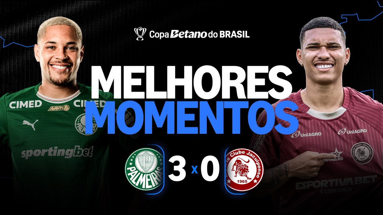 Palmeiras 3-0 Jacuipense | Copa do Brasil 2026