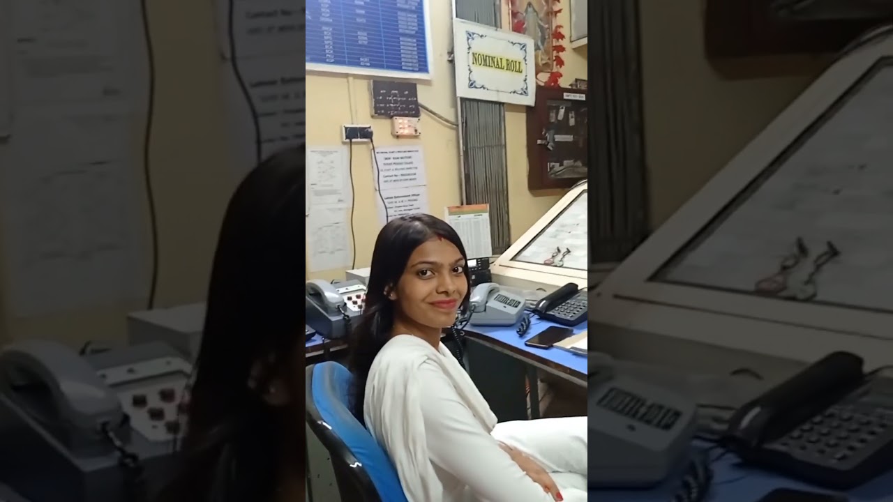 Station Master Didi ❤️ Working in Indian Railways