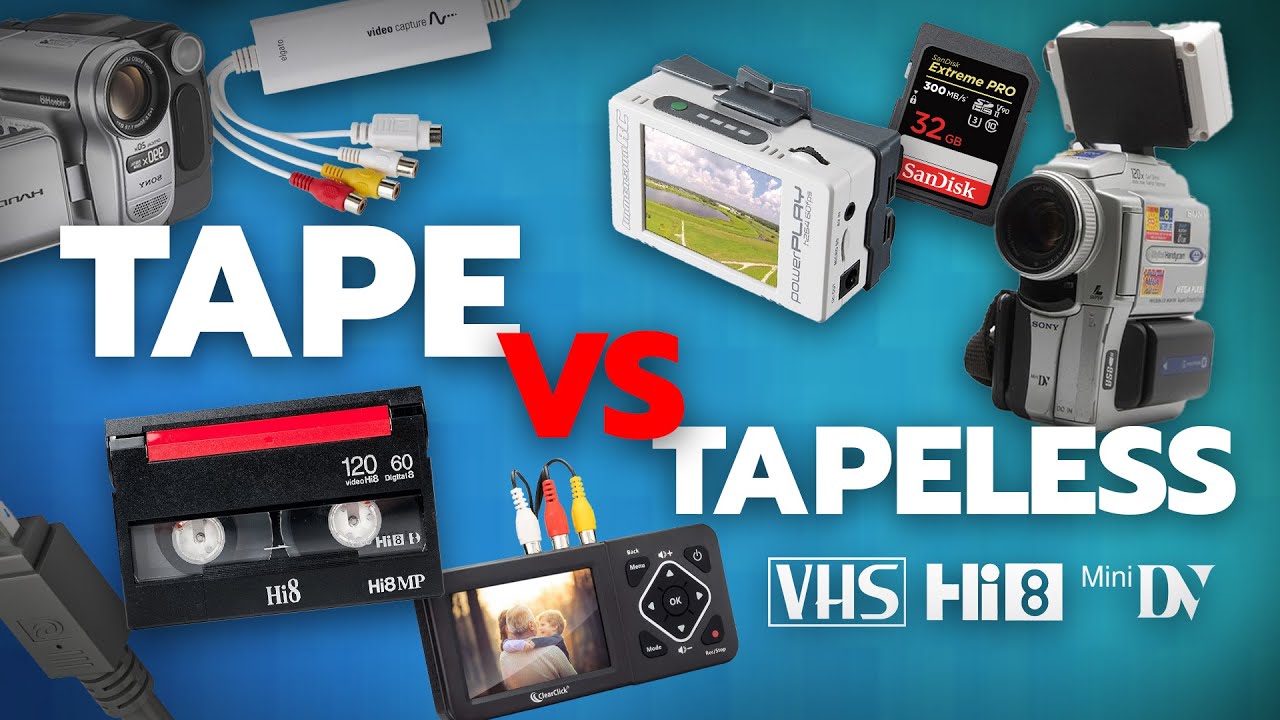 Tape vs. Tapeless: VHS, Hi8 & MiniDV Guide