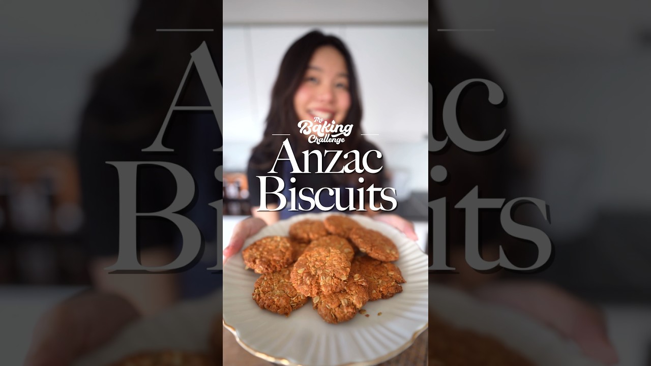 Anzac Biscuits | Baking Challenge Ep. 2 🥝