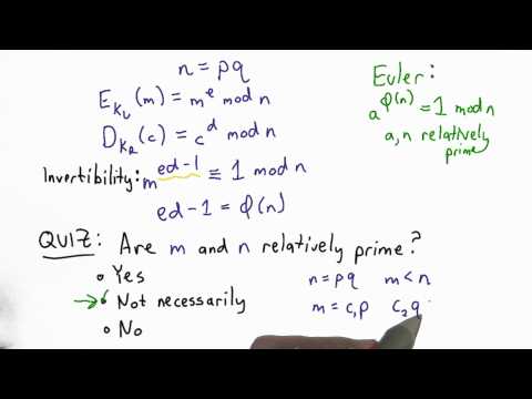Invertibility Of RSA Solution - Applied Cryptography