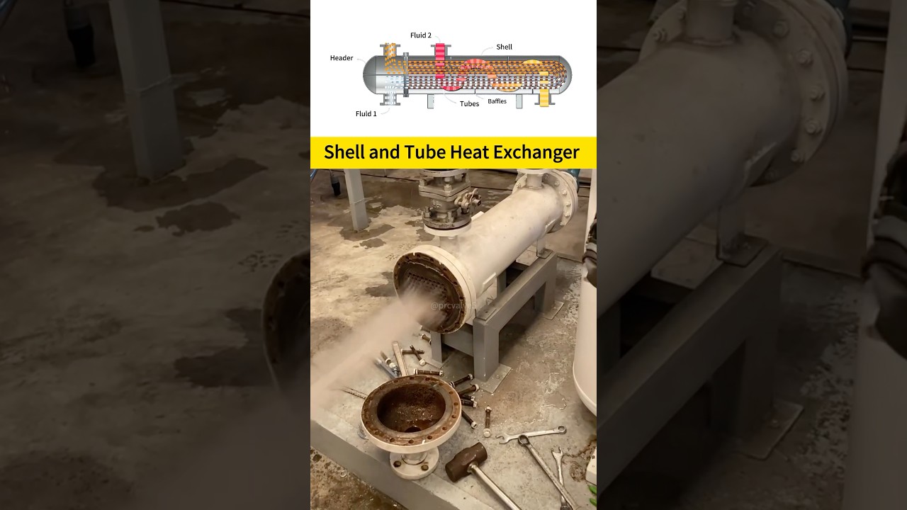 How Shell & Tube Heat Exchangers Work 🔧