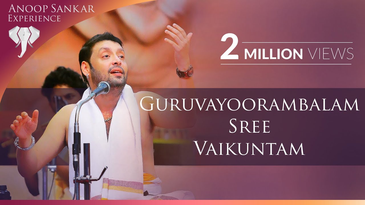 Guruvayoorambalam Sree Vaikuntam Live | Anoop Sankar 🎶