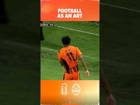 🤩 Football. Art 👨🎨 Total control and #Shakhtar’s goal in the match 🆚 Beşiktaş #football #art