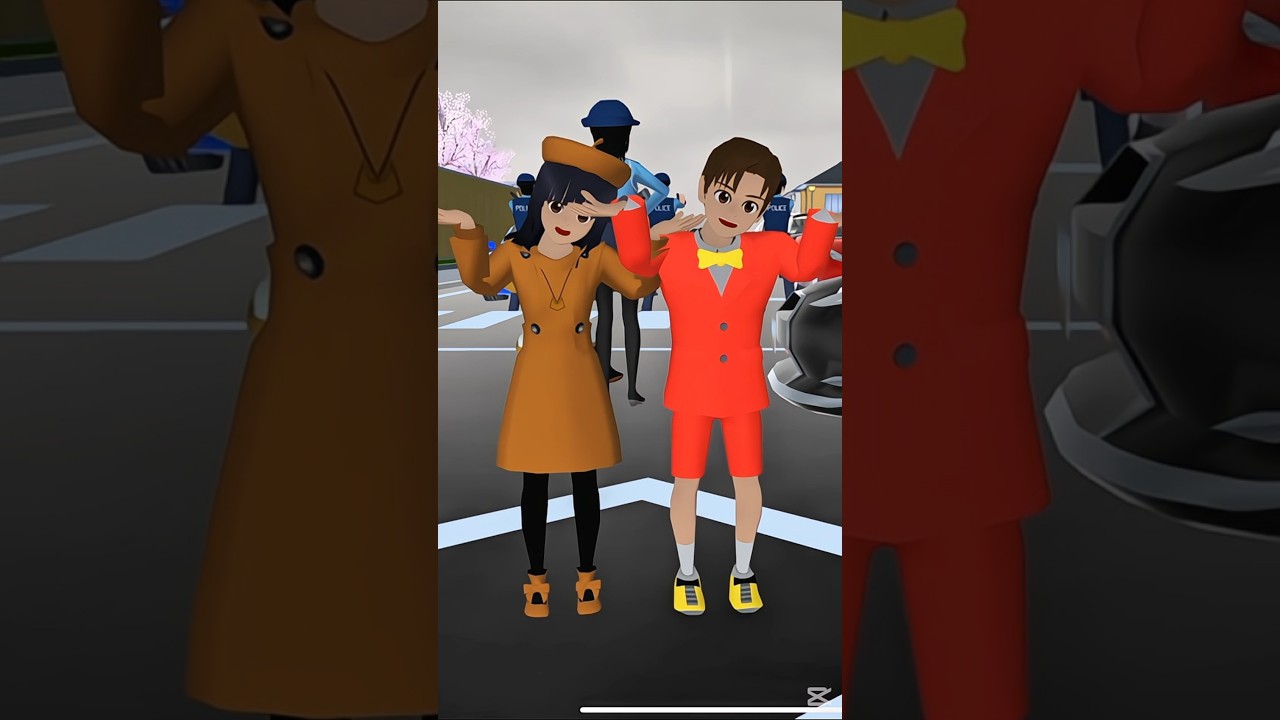 Yeta dan Mo Terkejut Melihat Butler Berjalan dalam Sakura School Simulator