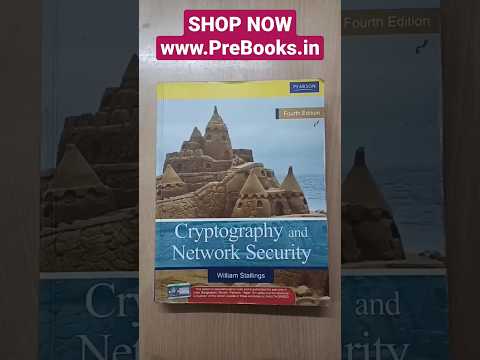 Cryptography And Network Security by William Stallings SHOP NOW: www.PreBooks.in #shorts #viral