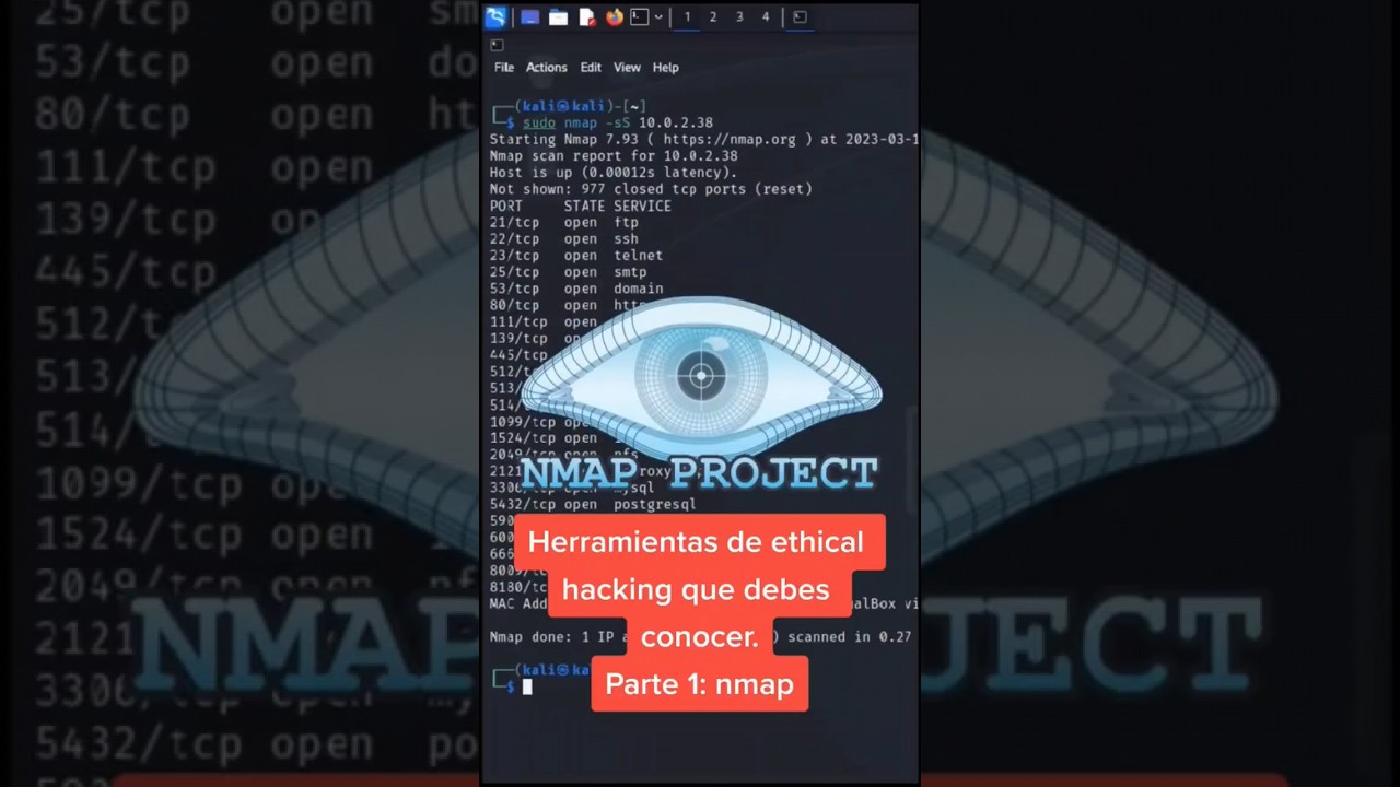 Herramientas de hacking: Nmap 🚀