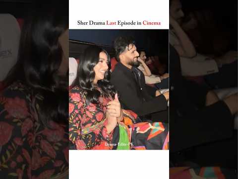 Sarah Khan Watching Last Episode of Sher😍❤