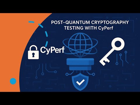 Testing Post Quantum Cryptography with CyPerf
