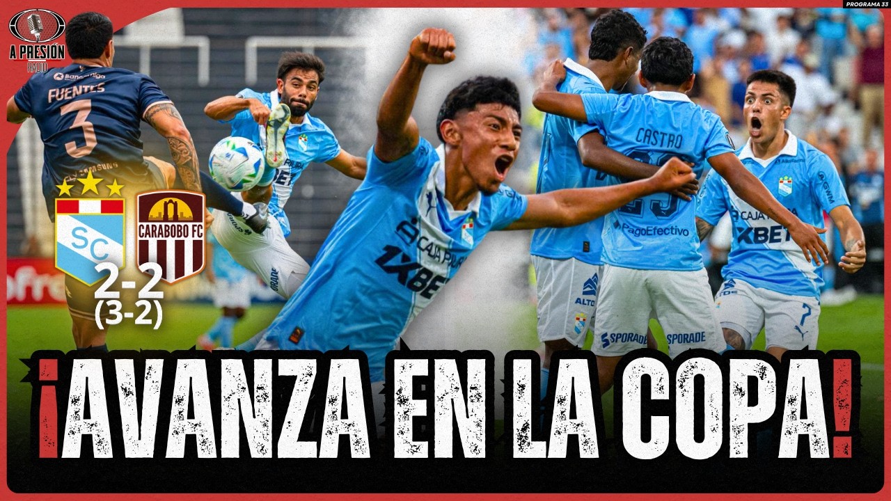 ¡CRISTAL SELLA SU BOLETO A LA FASE DE GRUPOS DE LIBERTADORES! CRISTAL 2-2 CARABOBO (3-2)