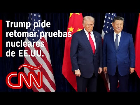 Trump ordena al Pentágono iniciar pruebas nucleares en respuesta a acciones de Rusia y China