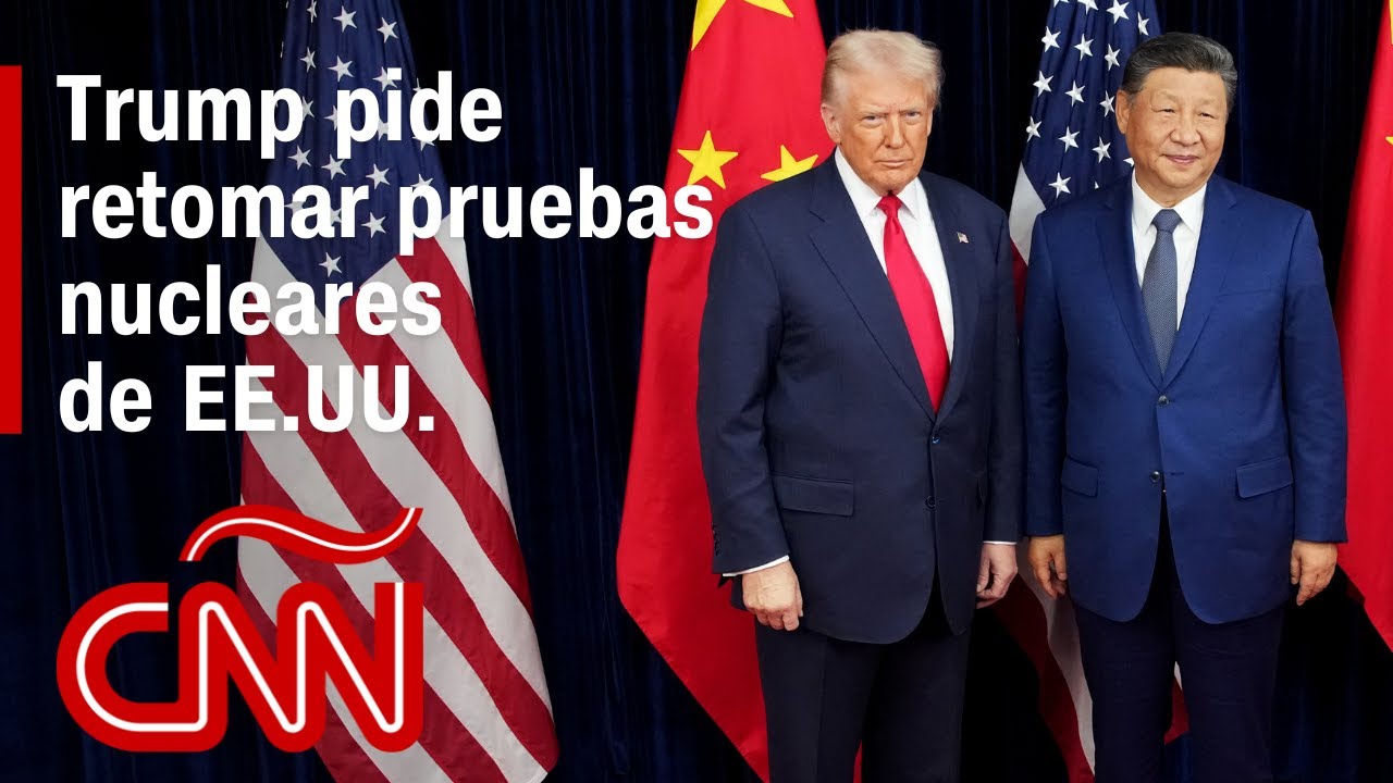 Trump Ordena al Pentágono Iniciar Pruebas Nucleares en Respuesta a Rusia y China ⚠️