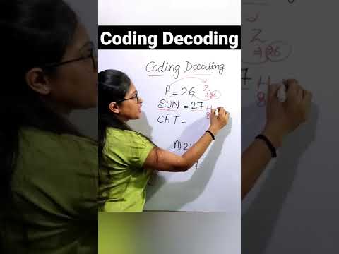 Coding Decoding | Reasoning Trick | SSC, Railway #shorts #vaishalijain