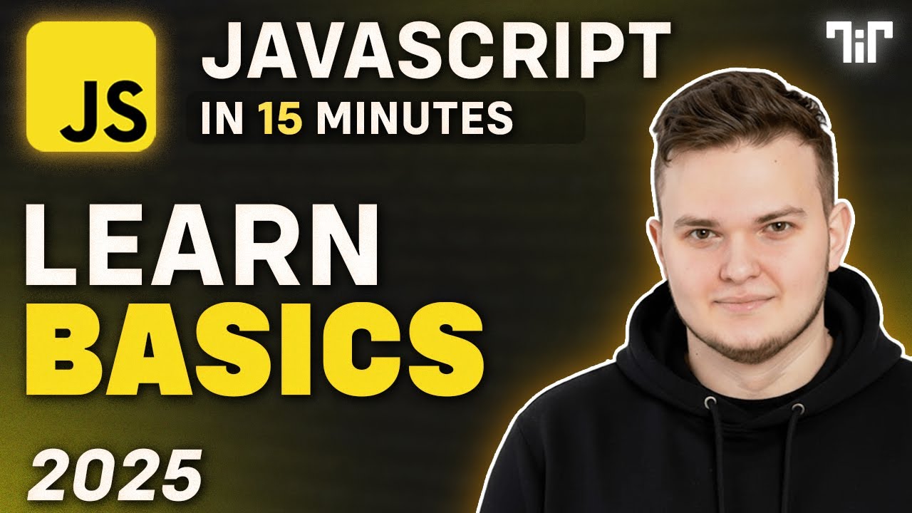 JavaScript for Beginners: 15-Minute Crash Course 🚀