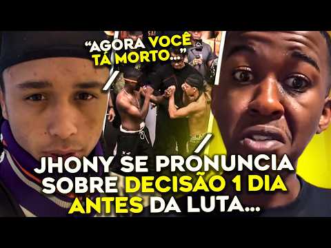 DEU RUIM! JHONY TOMA DECISÃO DRÁSTICA ANTES DA LUTA e XAMUEL NÃO PERDOA...