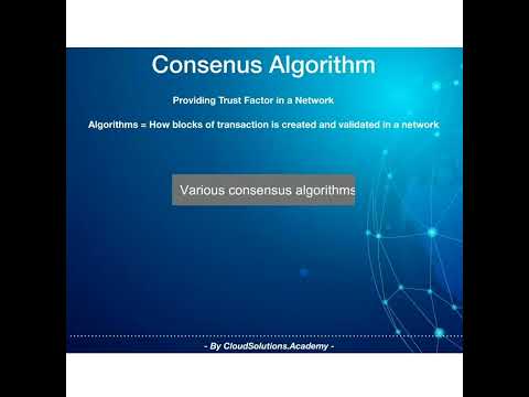 Blockchain Consensus Algorithm #shorts #blockchain